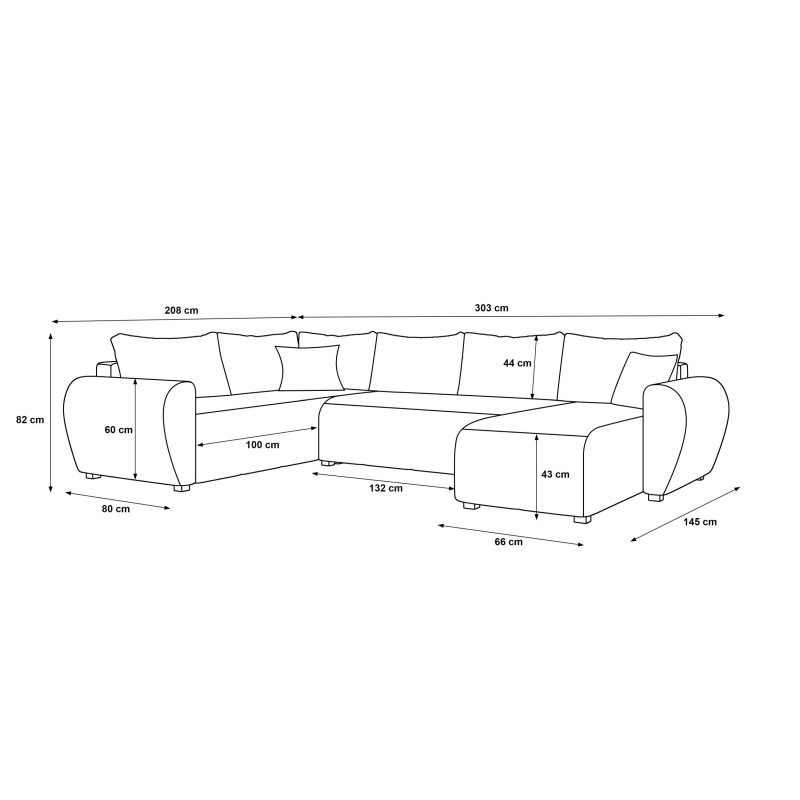 Wohnlandschaft MOLISA PLUS U | Cornero24.de