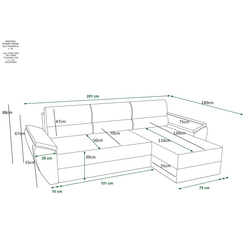 Ecksofa ZEUS | Cornero24.de